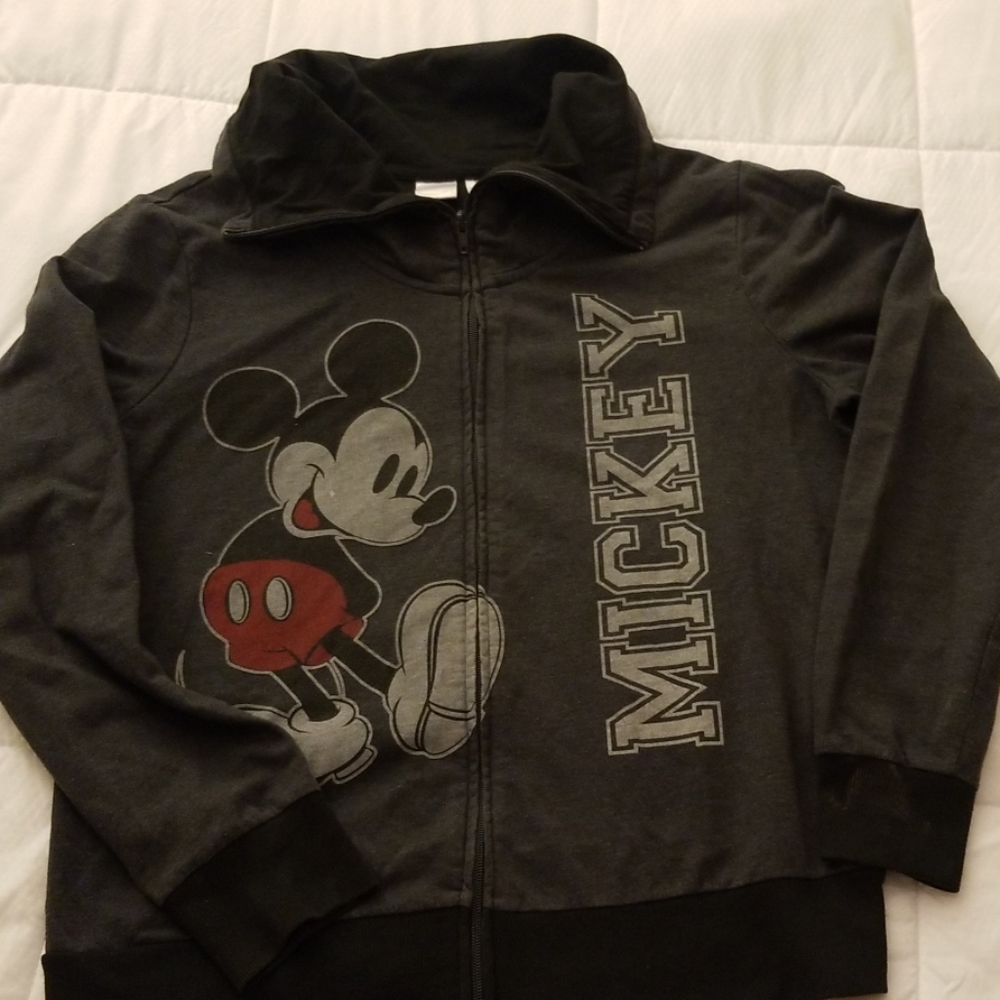 Used womens  Mickey mouse  sweater jacket